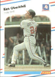 1988 Fleer Baseball Cards      545     Ken Oberkfell